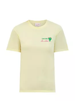 Футболка Emilie из органического хлопкового джерси с вышивкой