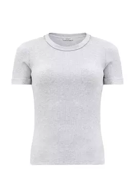 Футболка из эластичного хлопка в рубчик с окантовкой Punto Luce