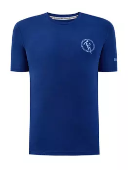 Футболка из гладкого хлопка с логотипом Soccer