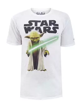 Футболка из хлопка джерси с эксклюзивным принтом Yoda