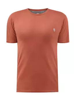 Футболка из хлопка джерси с вышитым логотипом