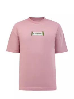 Футболка из хлопкового джерси 30/1 с графическими принтами