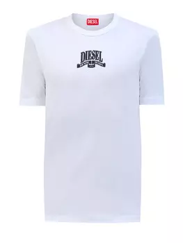 Футболка из хлопкового джерси с принтом Denim Division