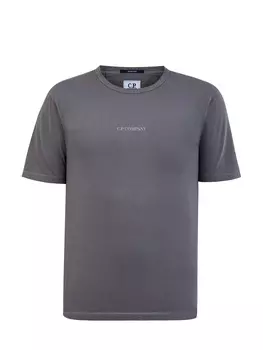 Футболка из окрашенного в готовом виде джерси с принтом