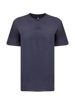 Футболка из органического хлопка джерси с объемным логотипом