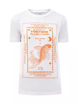 Футболка из органического хлопка с принтом Fortune Cookie