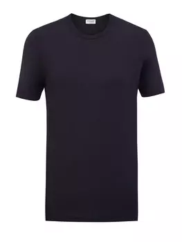 Футболка облегающего кроя из гладкого модала