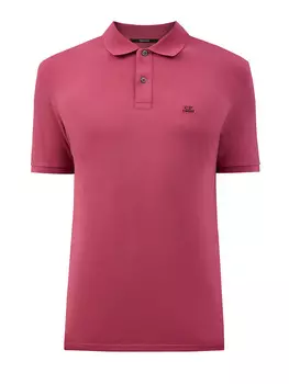 Футболка-поло из хлопкового пике с вышитым логотипом