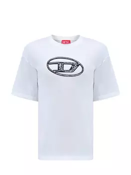 Футболка T-Boxt из органического джерси с принтом Oval D