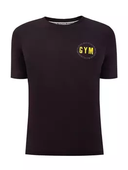 Футболка в спортивном стиле с ярким принтом Gym