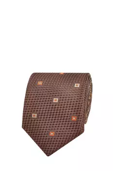 Галстук из шелка с фактурным паттерном