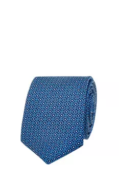 Галстук из шелкового сатина с принтом