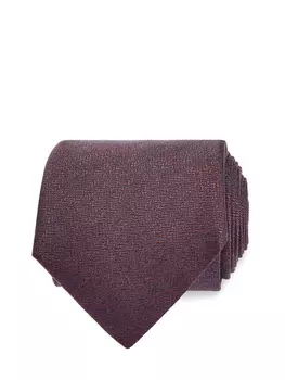 Галстук из шелкового жаккарда с микро-принтом