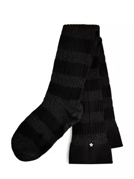 Гольфы из шерсти с серебристой нитью ламе