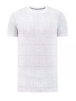 Хлопковая футболка из джерси с принтом all-over