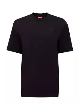 Хлопковая футболка T-Boggy с контрастным принтом Oval D