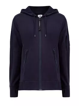 Хлопковая толстовка с регулируемым капюшоном и линзой C.P.