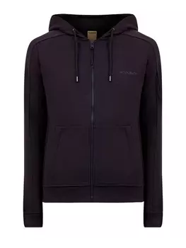 Хлопковая толстовка со светоотражающим логотипом и капюшоном