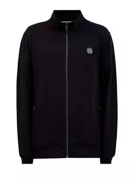 Хлопковая толстовка в спортивном стиле с контрастным логотипом