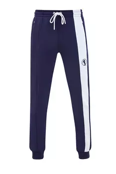 Хлопковые брюки-джоггеры в спортивном стиле с контрастной аппликацией Soccer