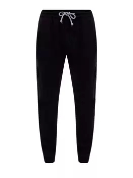 Хлопковые брюки-карго с эластичным поясом на кулиске