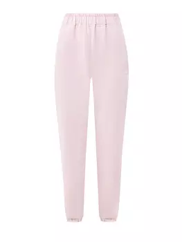 Хлопковые джоггеры с вышитым логотипом бренда