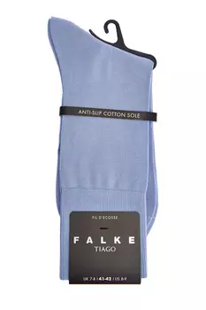 Хлопковые носки из эластичной пряжи в лавандовом оттенке