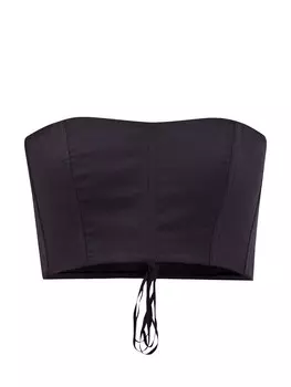 Хлопковый корсет-бандо с регулируемой шнуровкой