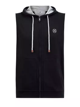 Хлопковый жилет в спортивном стиле с контрастными деталями