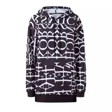 Худи из хлопка с принтом в виде монограммы