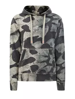 Худи Titus PR из окрашенного вручную футера с принтом