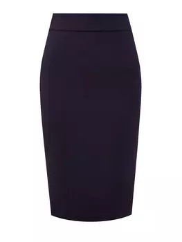 Юбка-карандаш из крепа с эластичной вставкой на спинке