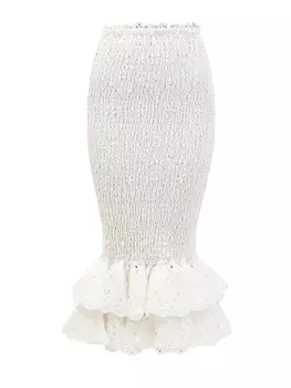 Юбка Liliana из кружевного хлопка broderie anglaise