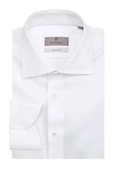Классическая сорочка из хлопковой саржи Impeccabile