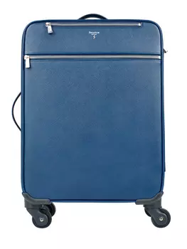 Классический чемодан из сафьяновой кожи с эргономичными ручками