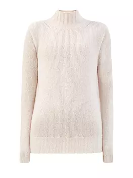 Классический свитер из шерсти с отделкой английской вязки