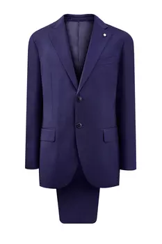 Классической костюм-двойка из ткани Super 130's от Loro Piana