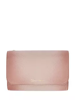 Клатч из крупнозернистой кожи Velatura со съемным ремешком