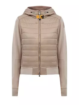 Комбинированная толстовка Caelie из стеганой тафты и хлопкового флиса