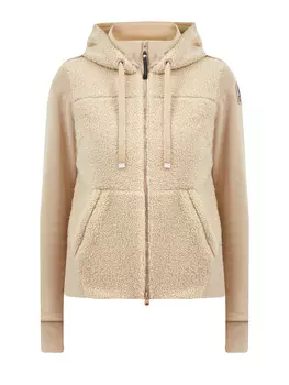 Комбинированная толстовка Moegi из мягкого футера и букле