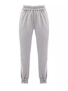 Комбинированные джоггеры с контрастными вставками в рубчик