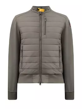 Комбинированный бомбер Elliot из стеганой тафты и хлопкового флиса