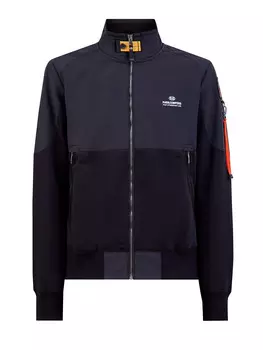 Комбинированный бомбер Jango из хлопкового флиса и нейлона