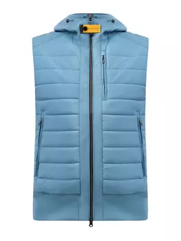 Комбинированный жилет из хлопка и стеганого нейлона