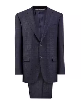 Костюм из плотной шерстяной ткани в клетку