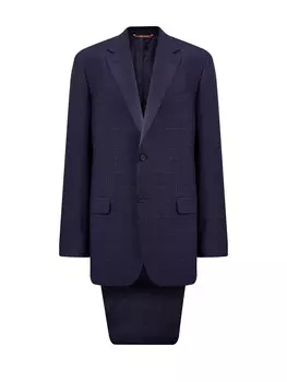 Костюм из шерстяной ткани Impeccabile в мелованную клетку