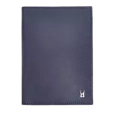 Кожаная обложка для паспорта с литым логотипом