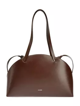 Кожаная сумка с подкладкой из наппы и мягкой съемной вставкой