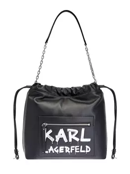 Кожаная сумка-тоут с декором ручной работы