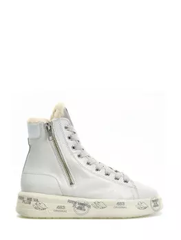 Кожаные кеды Edith с внутренней отделкой из овчины